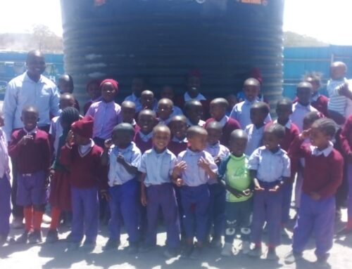 16,000-liter water tank for Love School junior