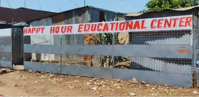 Happy Hour Education Center - Property boundary and entrance gate ...