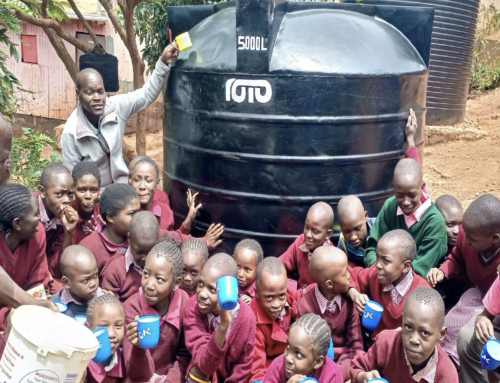 Regenwassersammelanlage für die Kanyorosha Self Help School