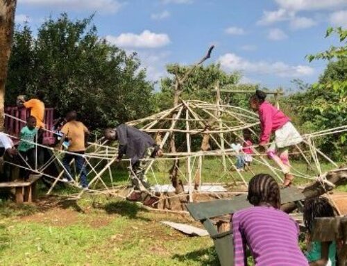 Christmas fun with the children from Kangemi